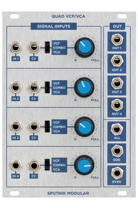 Quad Vcf Module Sputnik Modular - Quad VCF/VCA - SchneidersLaden