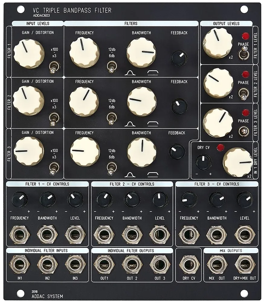 ADDAC Systems-ADDAC - 603 VC Triple Bandpass Filter 190535_1