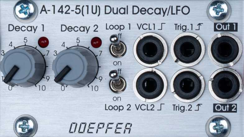 A-142-5 1U Dual Decay/LFO