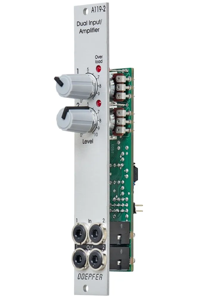 Doepfer A-119-2 Dual External Input/Amplifier - SchneidersLaden Doepfer A-119-2 Dual External Input/Amplifier - SchneidersLaden
