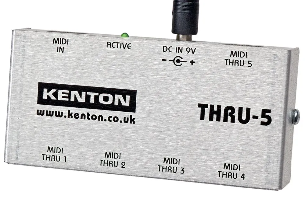 BYUP Kenton MIDI Thru 5 - Interface Audio MIDI 5 Canaux Professionnel