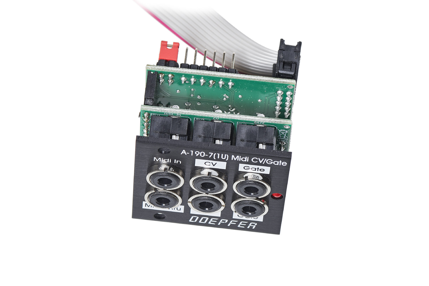 A-190-7v 1U Micro Midi CV/Gate Interface (Vintage Edition)