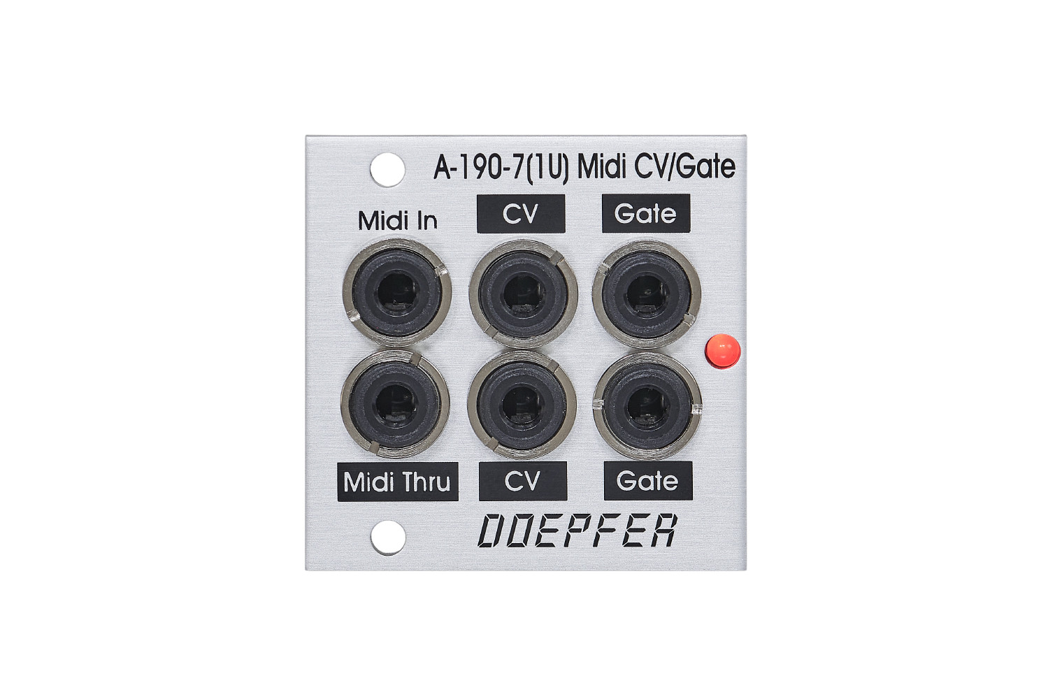 A-190-7 1U Micro Midi CV/Gate Interface