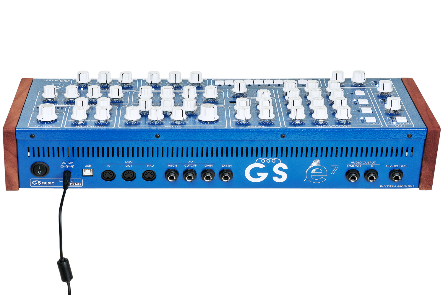 e7 Analog Polyphonic Synthesizer (blue)