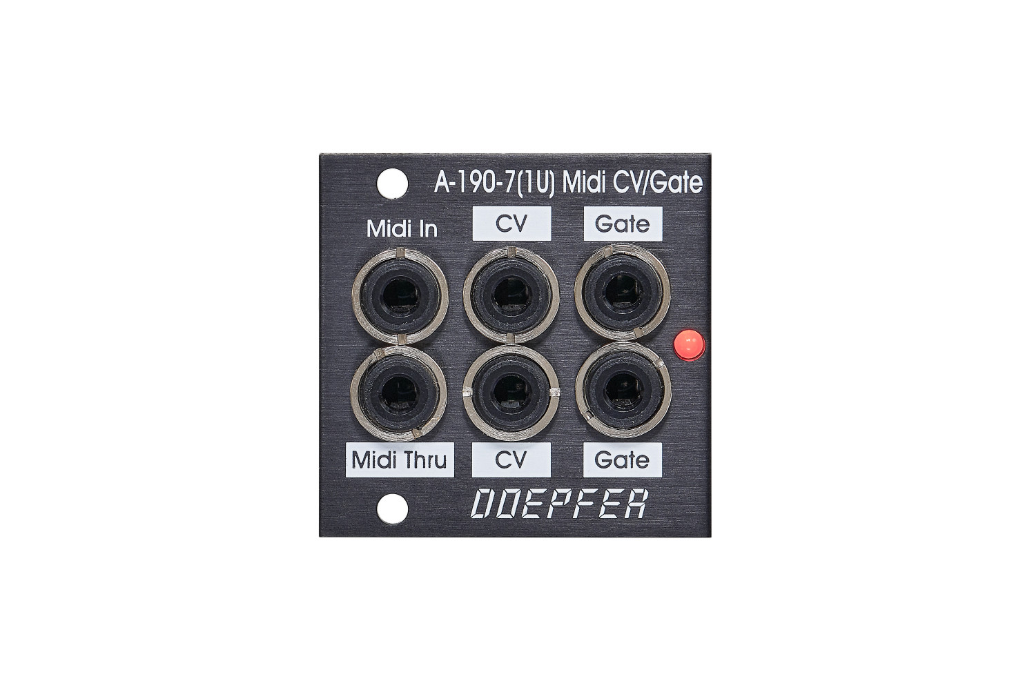 A-190-7v 1U Micro Midi CV/Gate Interface (Vintage Edition)