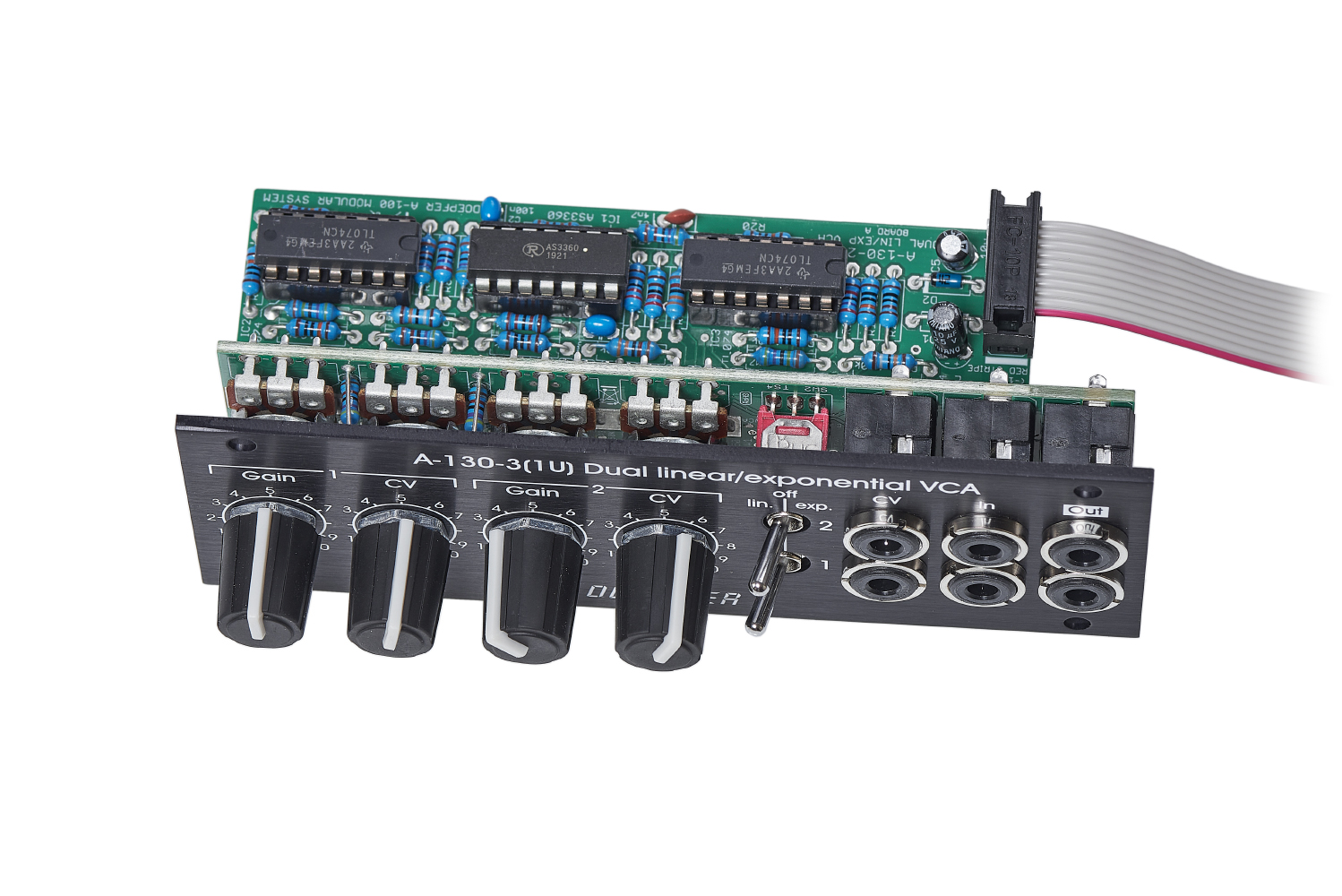 A-130-3v 1U Dual lin/log VCA (Vintage Edition)