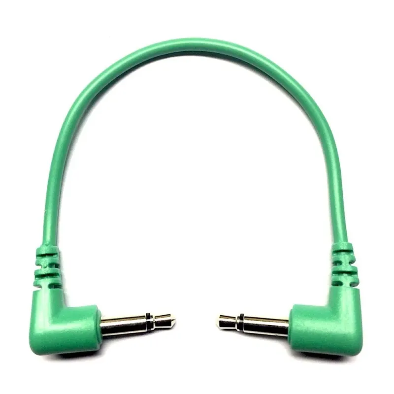 Right Angled Cables 6-Pack (Emerald) 5 cm