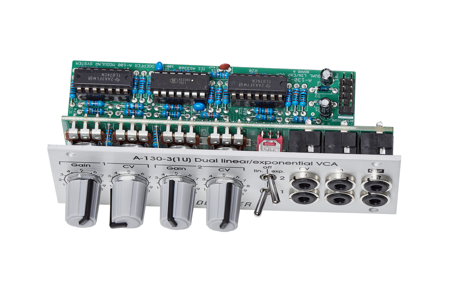 A-130-3 1U Dual lin/log VCA