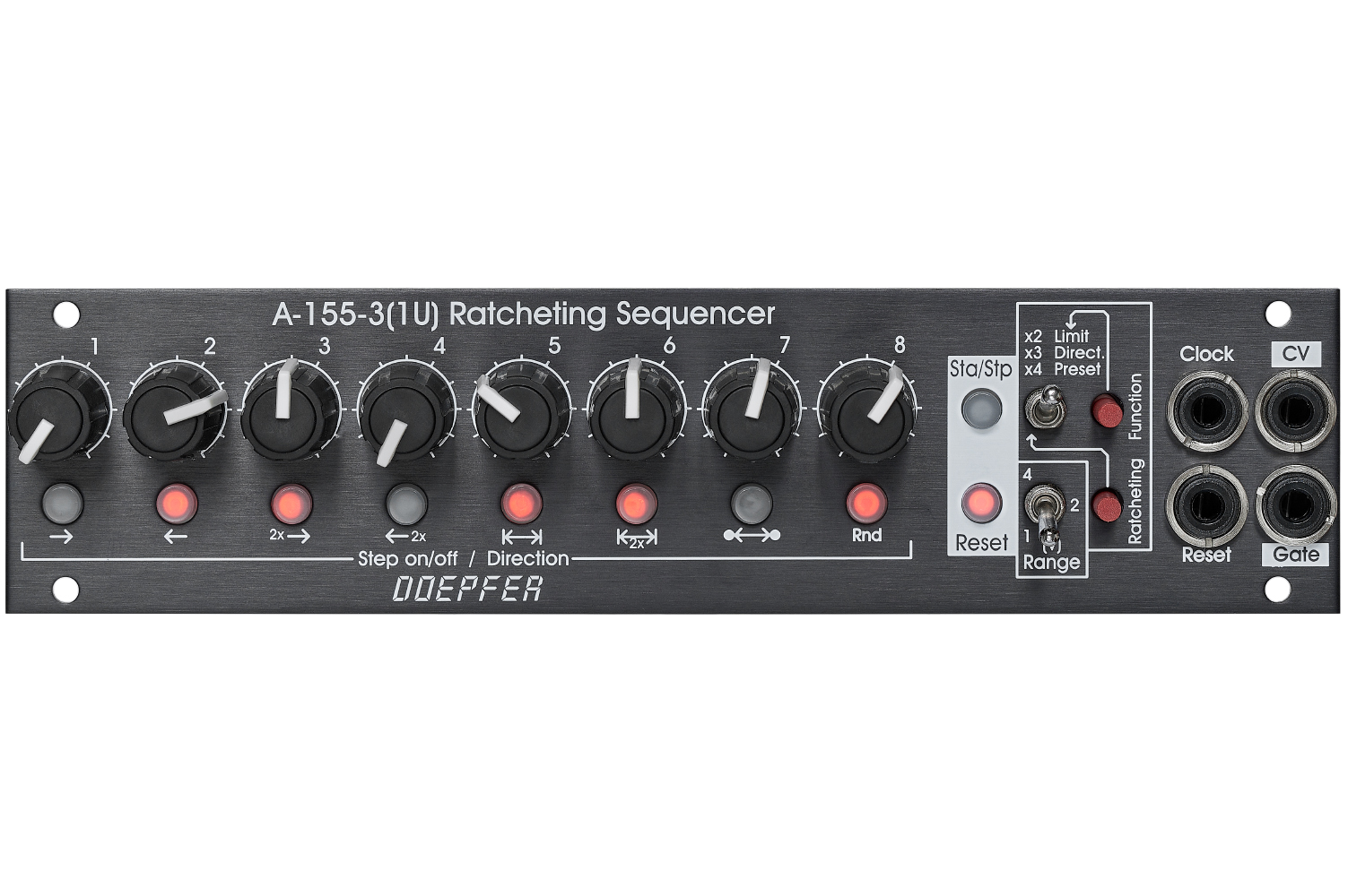 A-155-3v 1U Mini Analog Sequencer