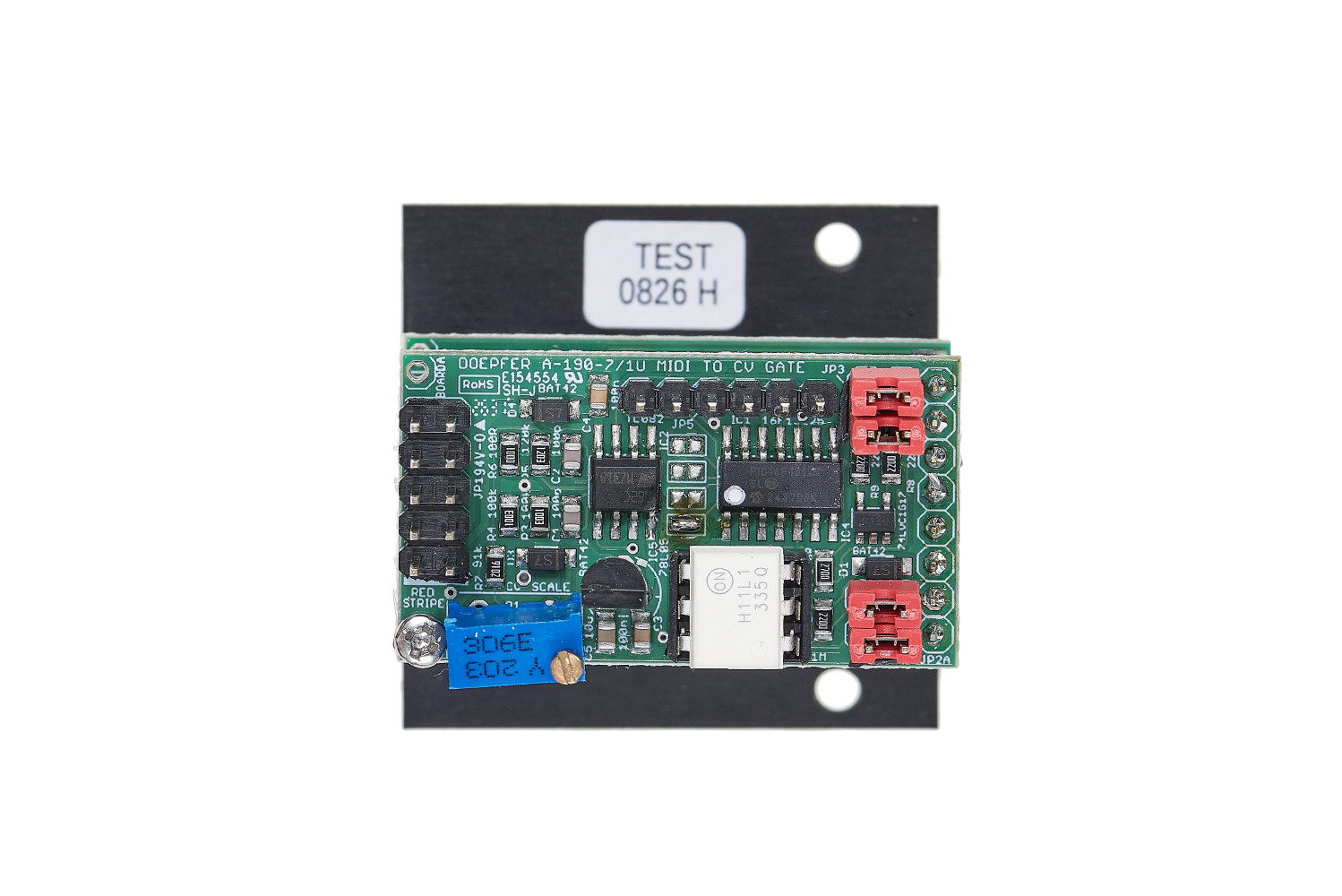 A-190-7v 1U Micro Midi CV/Gate Interface (Vintage Edition)