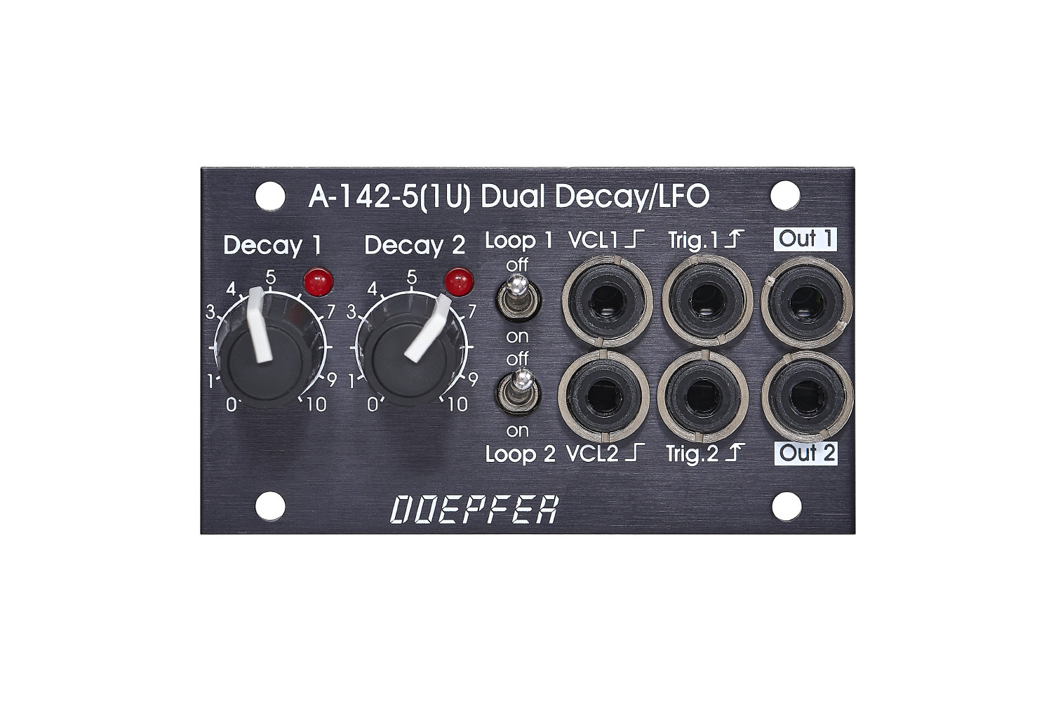 A-142-5v 1U Dual Decay/LFO (Vintage Edition)