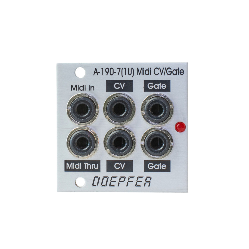 A-190-7 1U Micro Midi CV/Gate Interface